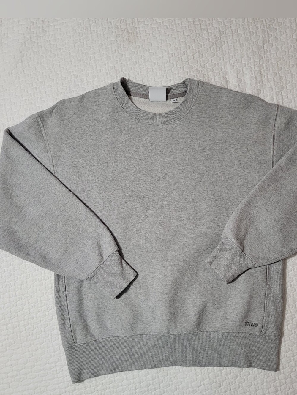TNA Light Grey Crewneck Sweatshirt - Small Logo